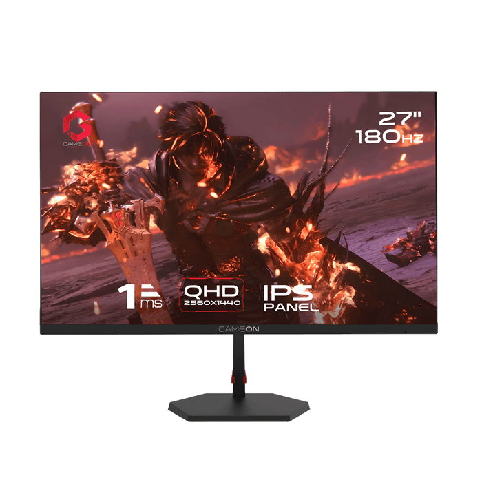 GAMEON GB27Q180 27'' ,180Hz, QHD, 1Ms, IPS, Flat HDMI 2.1 Gaming Monitor