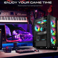 Customized Gaming PC - Intel i5 12400F Processor, 16GB RAM, 1TB SSD, RTX 3050 6GB, 650W PSU - Black