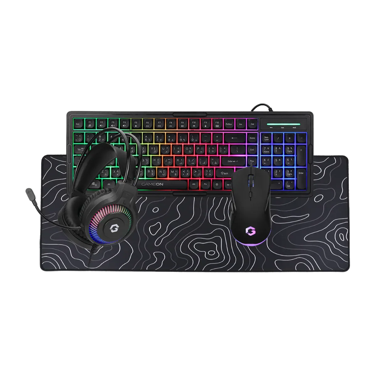 i5 14400F, 16GB RAM, 1TB SSD, RTX 5060 8GB OC, 750W PSU, 27" QHD 180Hz Monitor & All-In-One Gaming Bundle (Keyboard, Headset, Mouse & Mousepad) - Black | Gaming PC Bundle