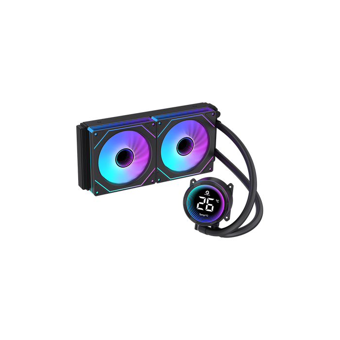 GAMEON - GO-240 KRAKEN II X Series A380 Liquid CPU Cooler - Black