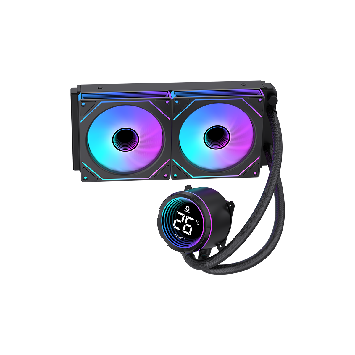 GAMEON - GO-240 KRAKEN II X Series A380 Liquid CPU Cooler - Black