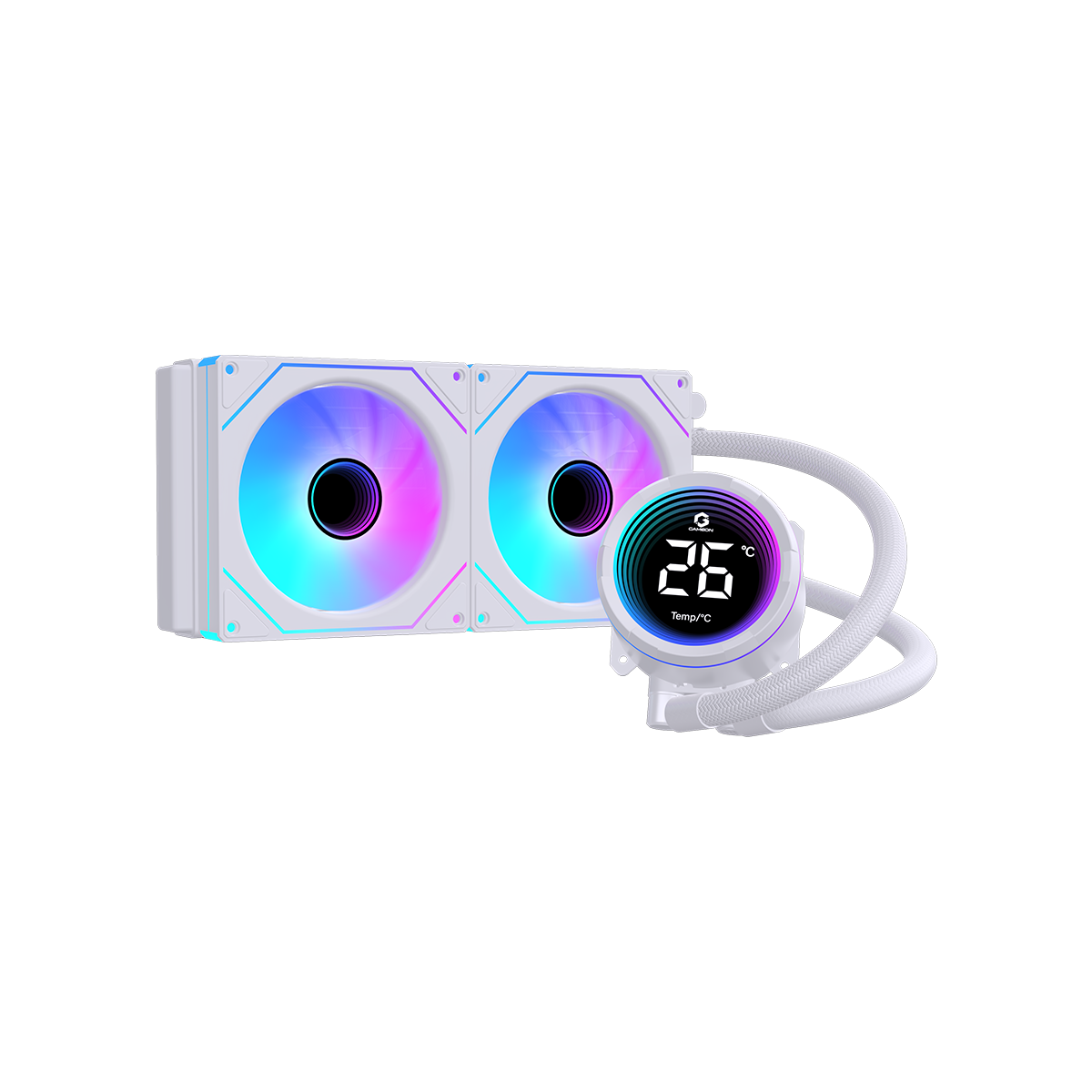 GAMEON - GO-240 KRAKEN II X Series A380 Liquid CPU Cooler - White