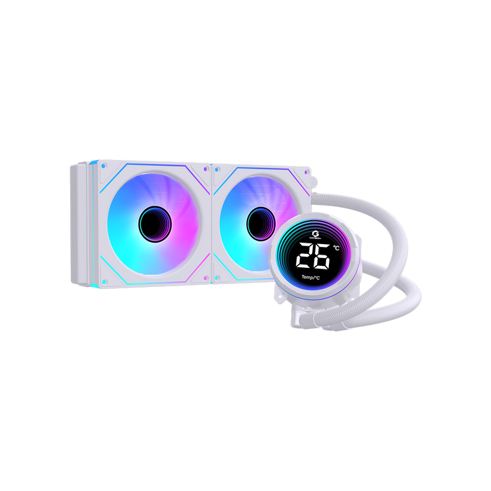 GAMEON - GO-240 KRAKEN II X Series A380 Liquid CPU Cooler - White