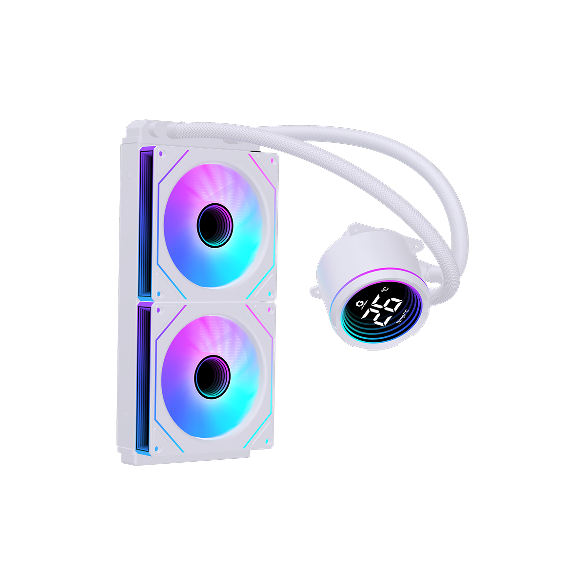 GAMEON - GO-240 KRAKEN II X Series A380 Liquid CPU Cooler - White