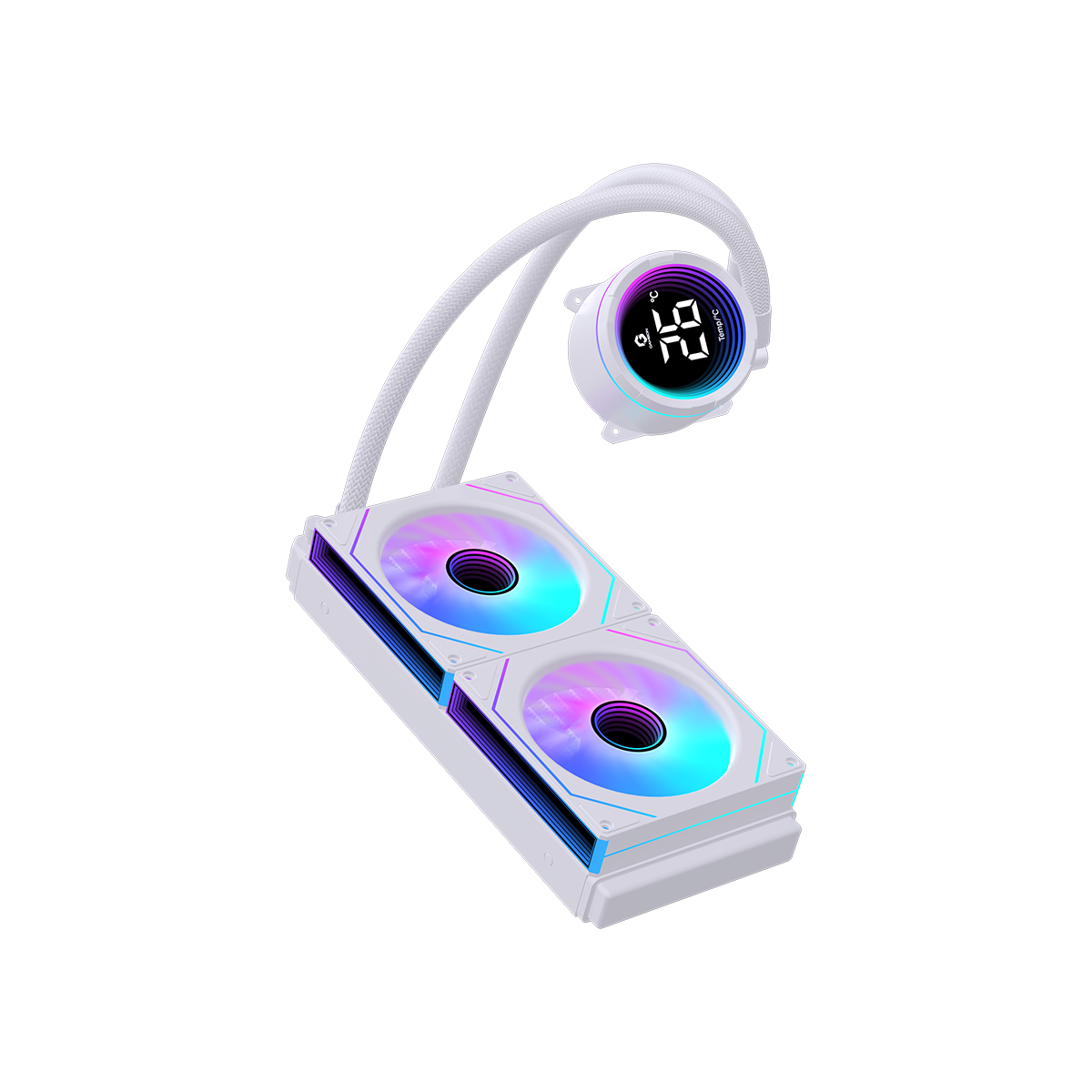 GAMEON - GO-240 KRAKEN II X Series A380 Liquid CPU Cooler - White
