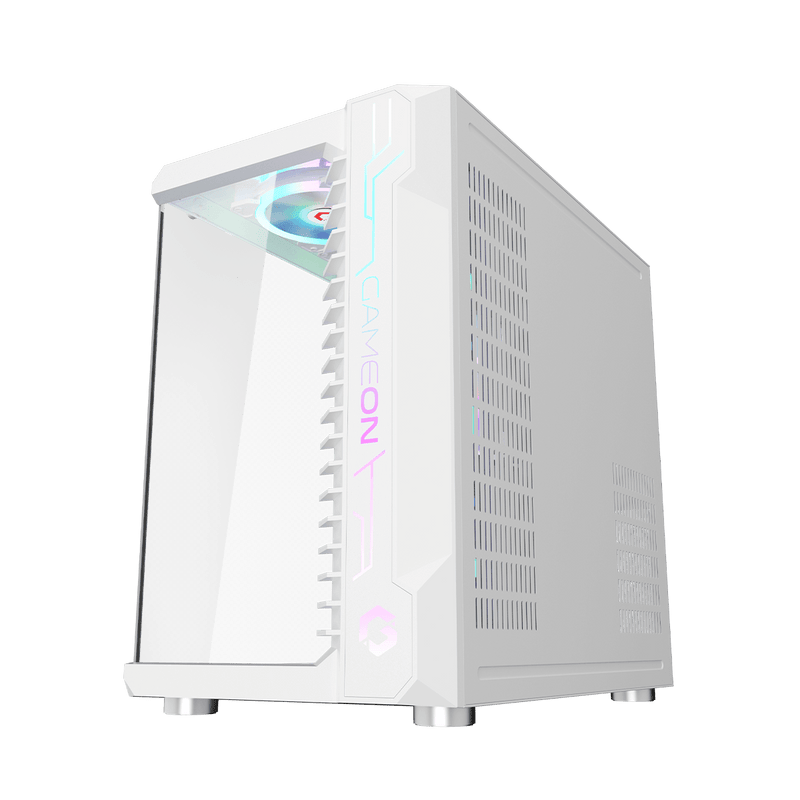 GAMEON Emperor Arctic III Series Mid Tower Gaming Case - White