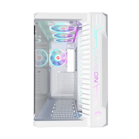 GAMEON Emperor Arctic III Series Mid Tower Gaming Case - White