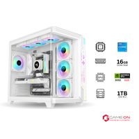 Customized Gaming PC Bundle - Intel i5 14400F Processor, 16GB RAM, 1TB SSD, RTX 3050 6GB OC, 650W PSU - White