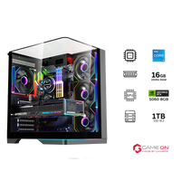 i5-14400F, 16GB RAM, 1TB SSD, RTX 5060 8GB OC, 750W PSU, 24" FHD 200Hz Monitor & All-In-One Gaming Bundle (Keyboard, Headset, Mouse & Mousepad) - Black | Gaming PC Bundle