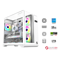 i5 14400F, 16GB RAM, 1TB SSD, RTX 5060 8GB OC, 850W PSU - White | Gaming PC