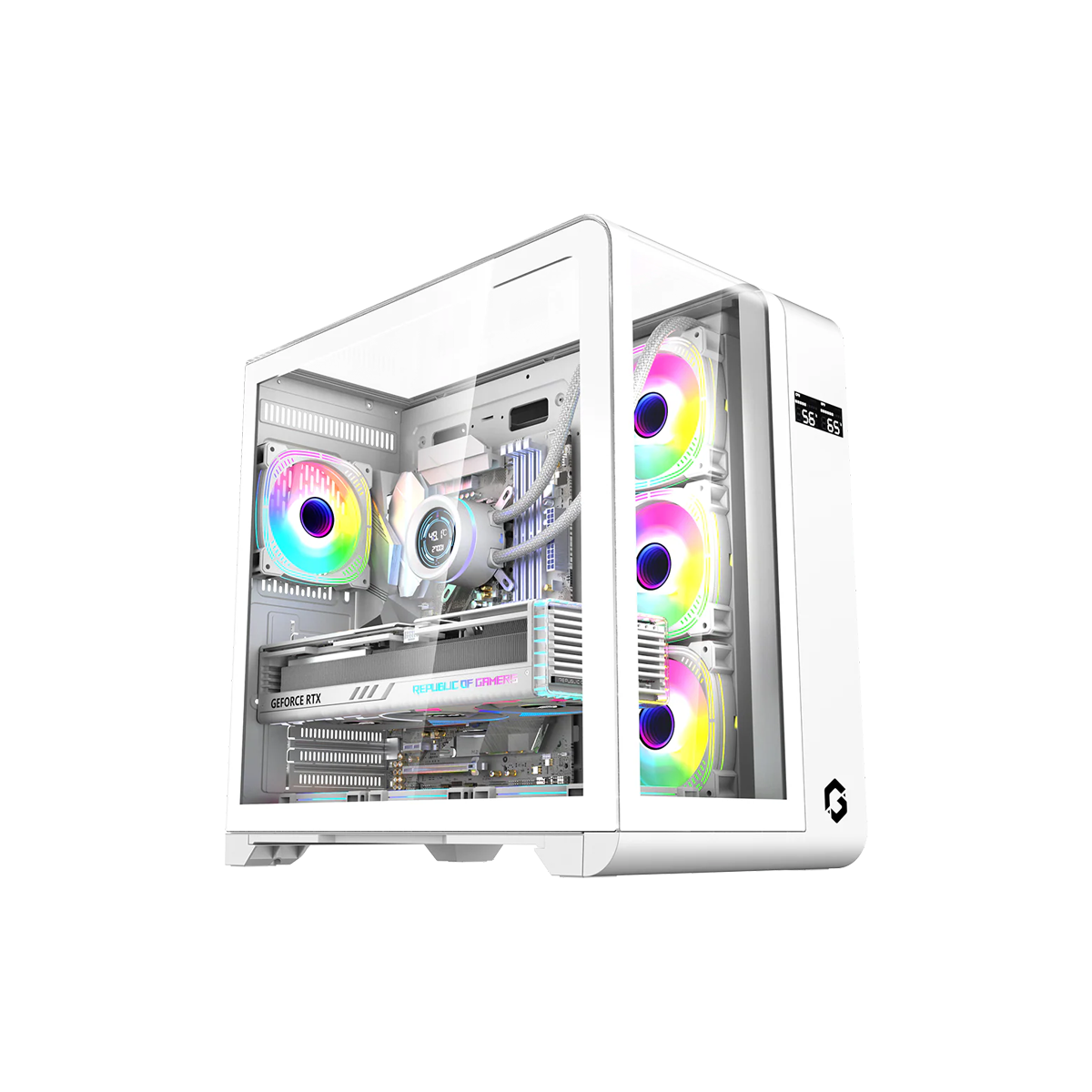 i5 14400F, 16GB RAM, 1TB SSD, RTX 5060 8GB OC, 850W PSU - White | Gaming PC