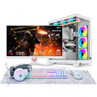 Intel Core Ultra 5 225F, 16GB RAM, 1TB SSD, RTX 5060 8GB OC, 750W PSU, Liquid Cooler, 24" FHD 200Hz Monitor & All-In-One Gaming Bundle (Keyboard, Headset, Mouse & Mousepad) - White | Gaming PC Bundle