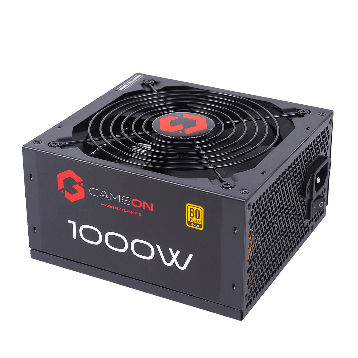 GAMEON - SPY2 ATX 1000 WATTS 80 PLUS Gold Value Gaming Power Supply - Black