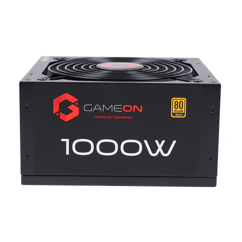 GAMEON - SPY2 ATX 1000 WATTS 80 PLUS Gold Value Gaming Power Supply - Black