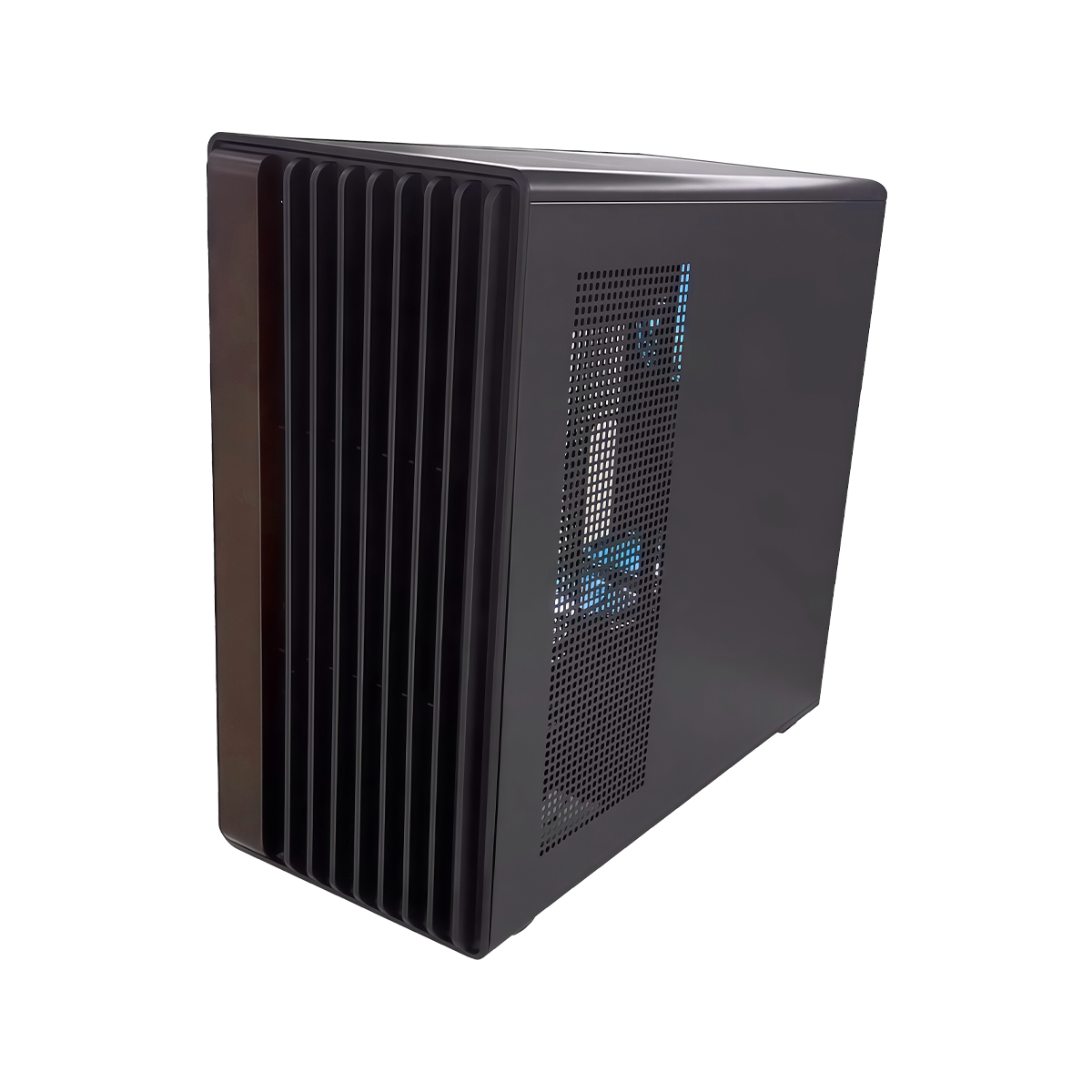 GAMEON TIMBER Midnight Series ARGB + PWM Mid Tower Gaming Case - Wood/Black