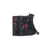 علبة ألعاب GAMEON TRIDENT III-M POWERFORGE Series متوسطة الحجم مع مزود طاقة 750 واط مثبت مسبقًا - أسود 