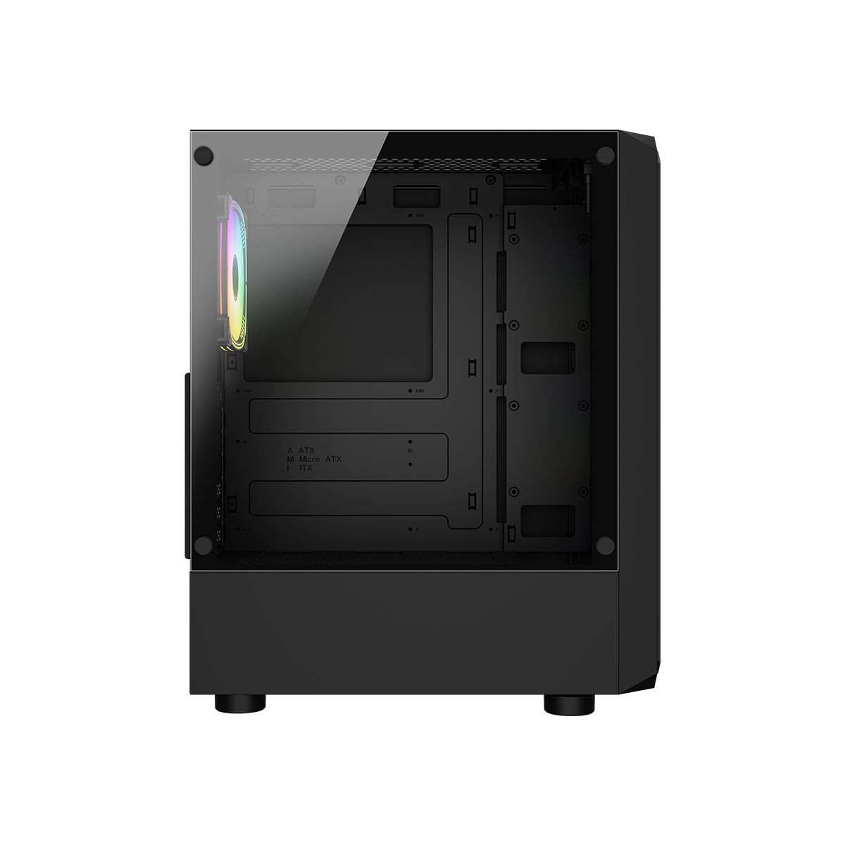 GAMEON Trident VX Mid Tower Gaming Case - Black