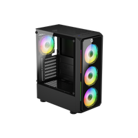 GAMEON Trident VX Mid Tower Gaming Case - Black