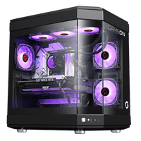 GAMEON Valkyrie Series Mid Tower Gaming Case - Black
