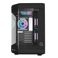 GAMEON Valkyrie Series Mid Tower Gaming Case - Black