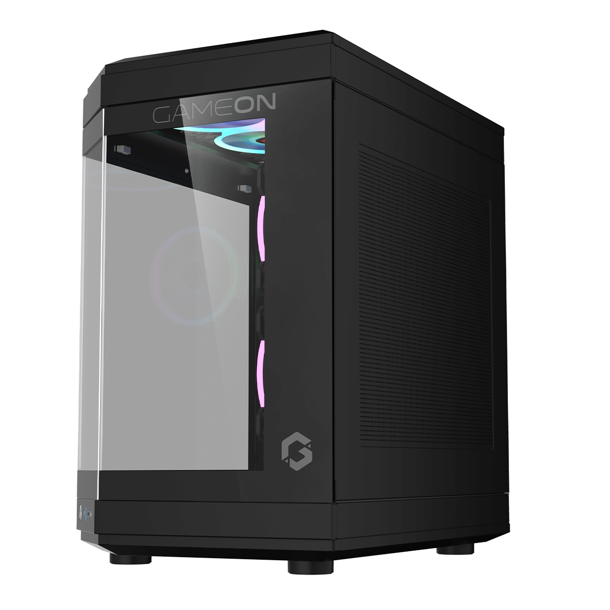 GAMEON Valkyrie Series Mid Tower Gaming Case - Black
