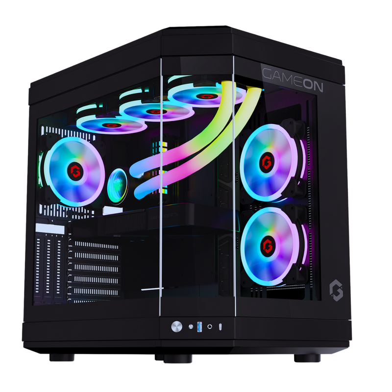 GAMEON Valkyrie Series Mid Tower Gaming Case - Black