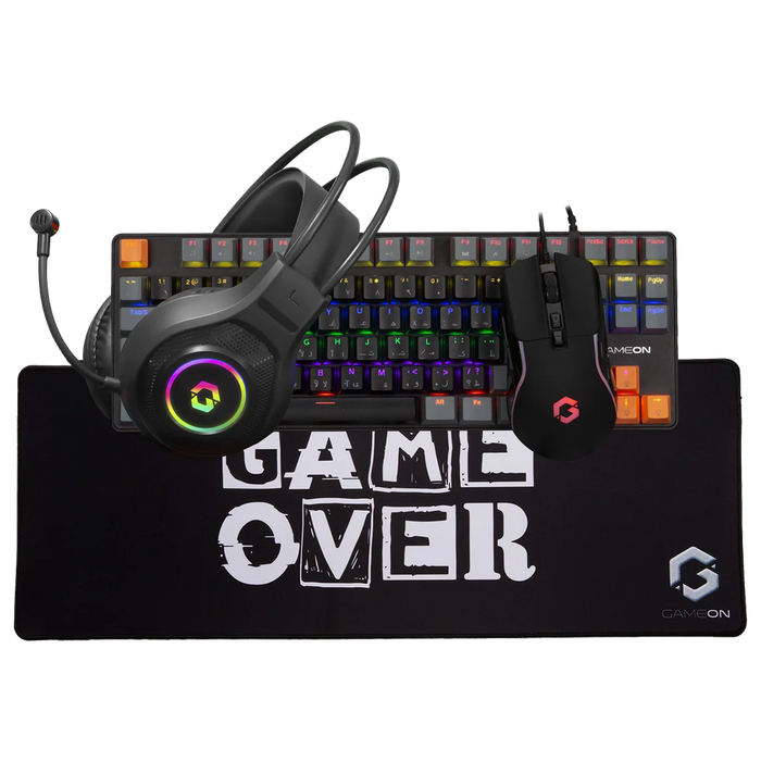 GAMEON VIPER X All-In-One Gaming Bundle (Mechanical Keyboard, Headset, Mouse & Mousepad)