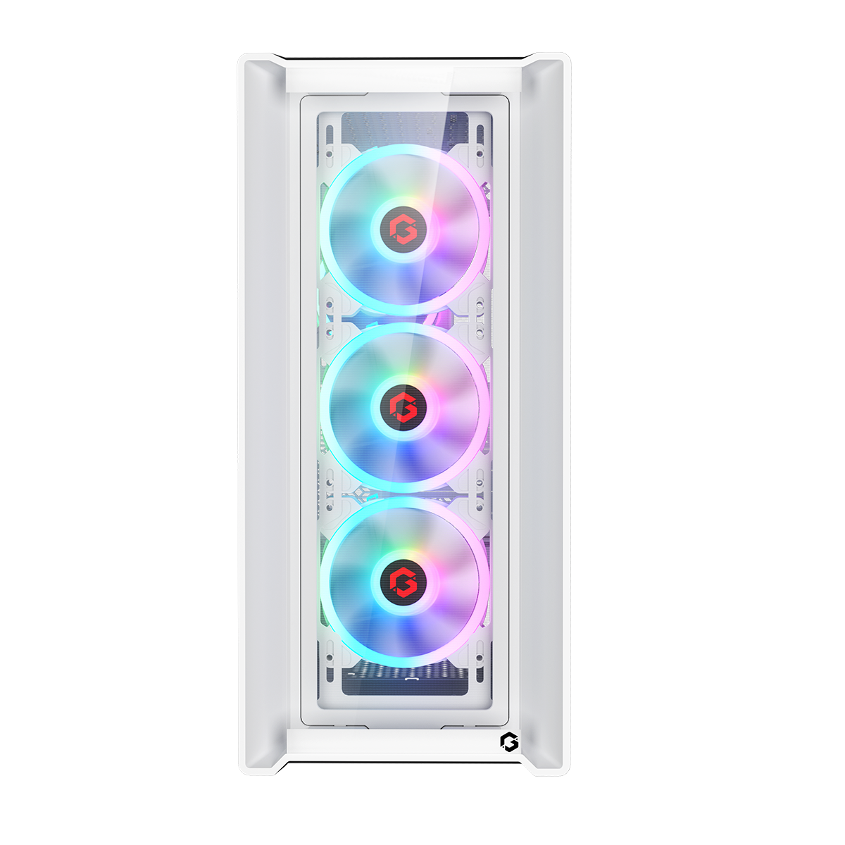 GAMEON Vortex Arctic Series Mid Tower Gaming Case - White