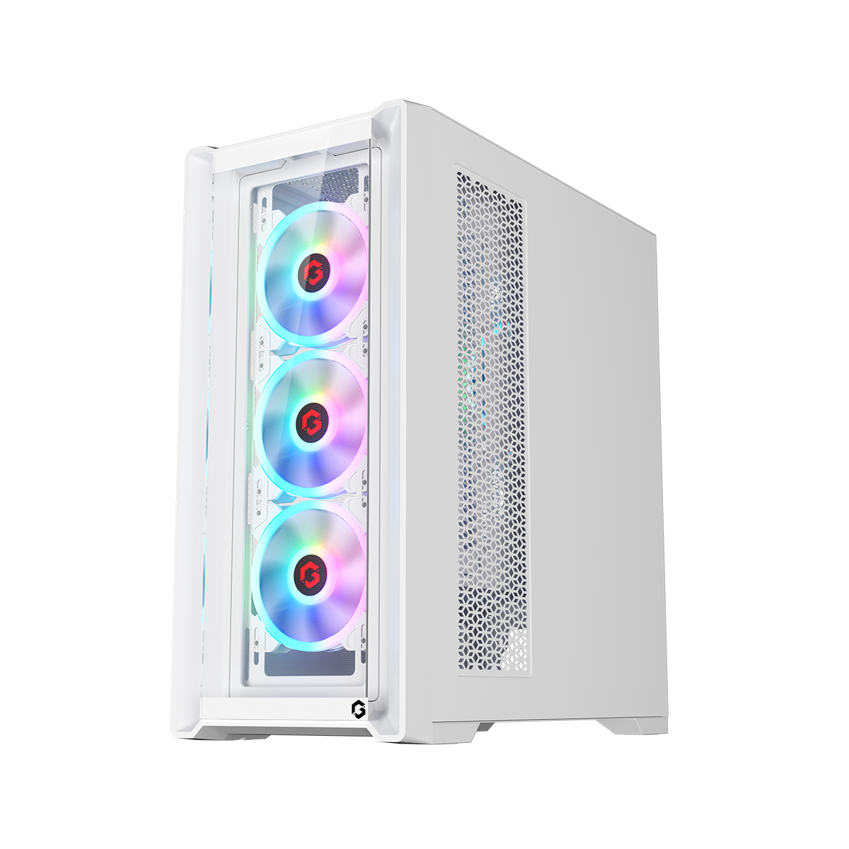 GAMEON Vortex Arctic Series Mid Tower Gaming Case - White