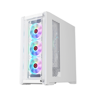 GAMEON Vortex Arctic Series Mid Tower Gaming Case - White