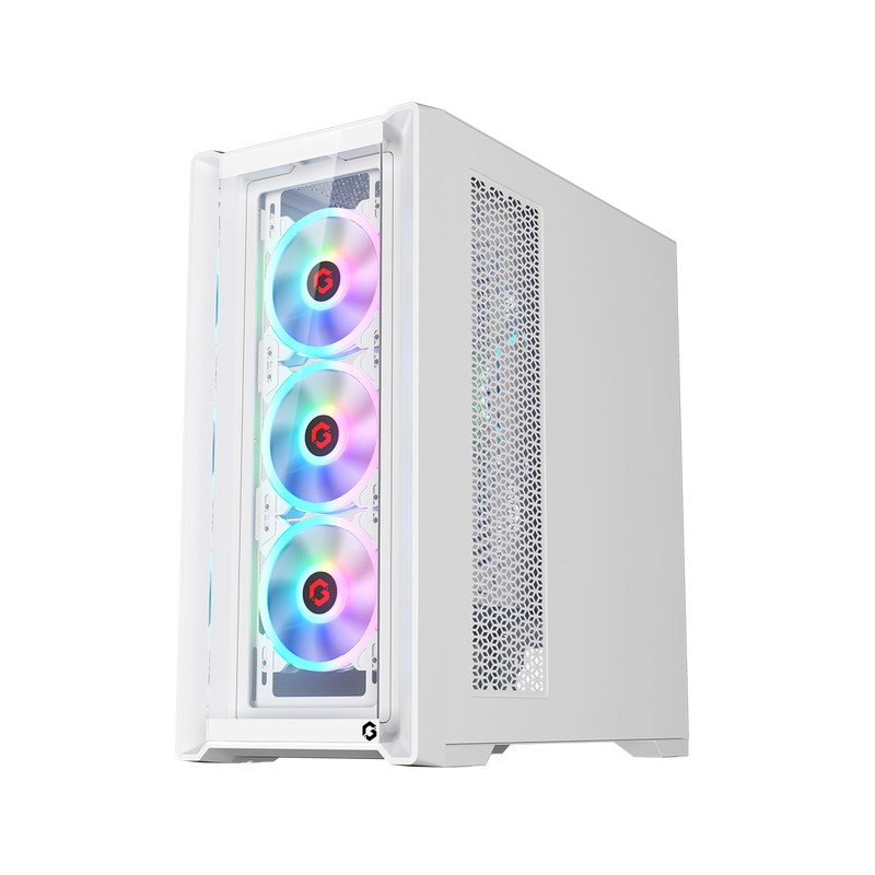 GAMEON Vortex Arctic Series Mid Tower Gaming Case - White