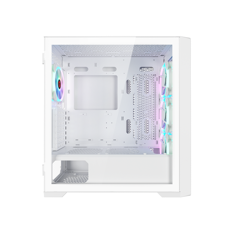 GAMEON Vortex Arctic Series Mid Tower Gaming Case - White