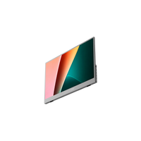 شاشة GAMEON GO15F60IPS-B FLEXVIEW Series محمولة بحجم 15.6 بوصة، 60 هرتز، 5 مللي ثانية، بمنفذي USB-C و HDMI 1.4، تصميم نحيف، لوحة IPS مع مسند - أسود