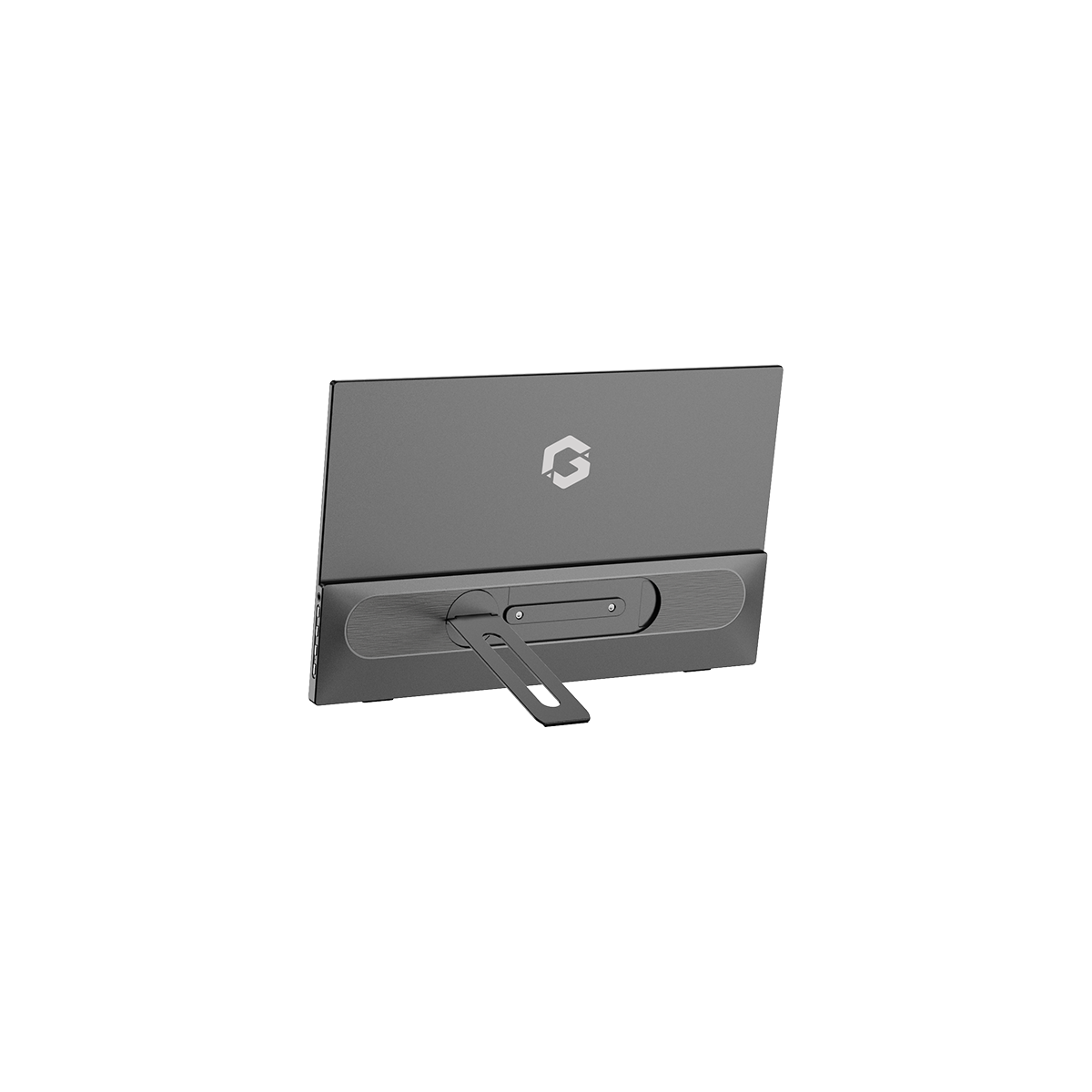 شاشة GAMEON GO15F60IPS-B FLEXVIEW Series محمولة بحجم 15.6 بوصة، 60 هرتز، 5 مللي ثانية، بمنفذي USB-C و HDMI 1.4، تصميم نحيف، لوحة IPS مع مسند - أسود