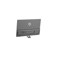 شاشة GAMEON GO15F60IPS-B FLEXVIEW Series محمولة بحجم 15.6 بوصة، 60 هرتز، 5 مللي ثانية، بمنفذي USB-C و HDMI 1.4، تصميم نحيف، لوحة IPS مع مسند - أسود