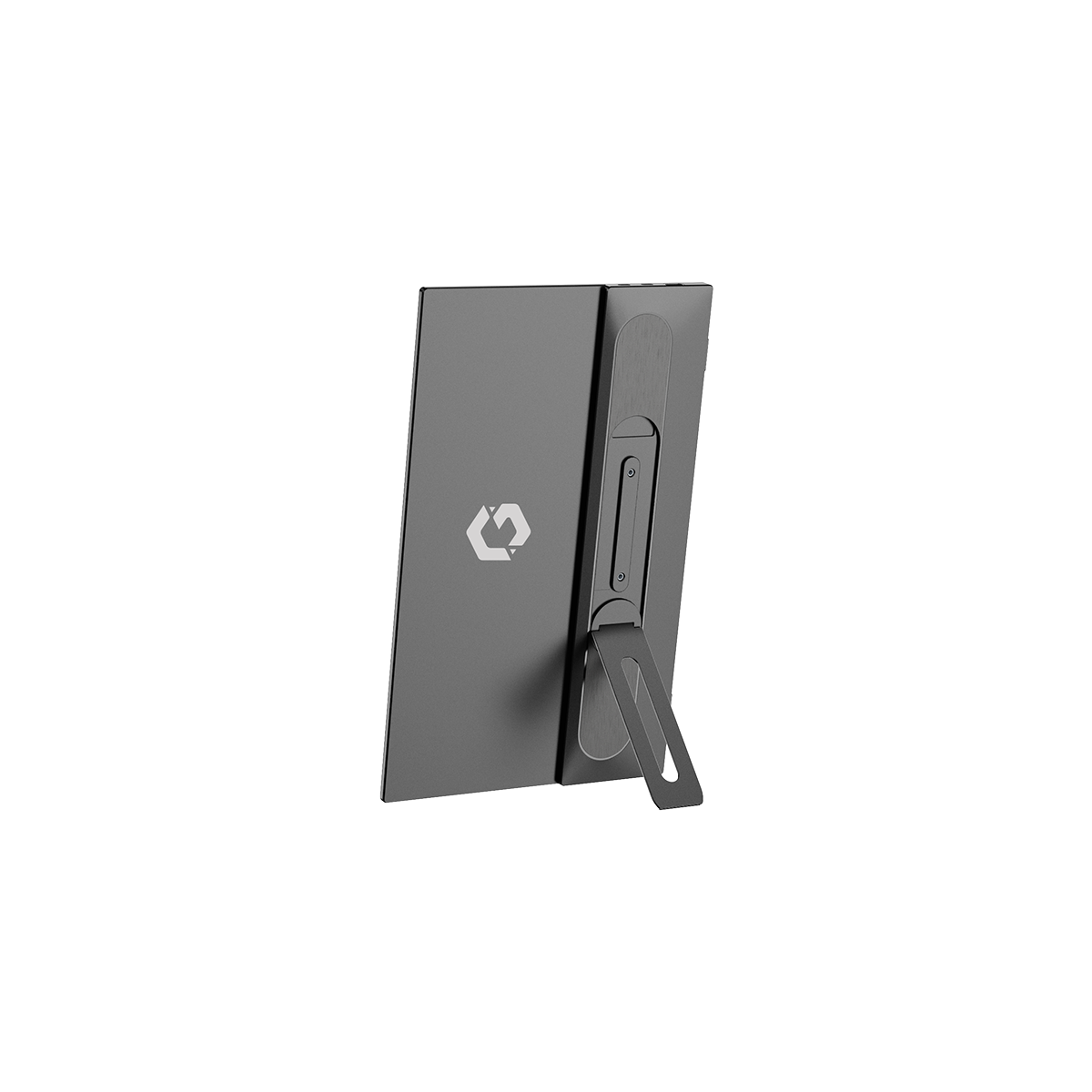 شاشة GAMEON GO15F60IPS-B FLEXVIEW Series محمولة بحجم 15.6 بوصة، 60 هرتز، 5 مللي ثانية، بمنفذي USB-C و HDMI 1.4، تصميم نحيف، لوحة IPS مع مسند - أسود