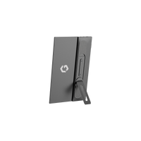 شاشة GAMEON GO15F60IPS-B FLEXVIEW Series محمولة بحجم 15.6 بوصة، 60 هرتز، 5 مللي ثانية، بمنفذي USB-C و HDMI 1.4، تصميم نحيف، لوحة IPS مع مسند - أسود
