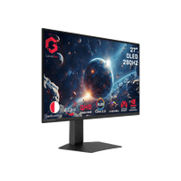 جيم أون, شاشة الألعاب فئة سيجنتشر اكس بحجم 27 بوصة, OLED QHD, 280Hz, 0.03ms, HDMI 2.1 متوافق مع جهاز سوني 5 - أسود