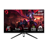 GAMEON GO28UHD144IPS Premium Series 28" 4K UHD, 144Hz, 1ms, HDMI 2.1, IPS Gaming Monitor (Supports PS5) - Black