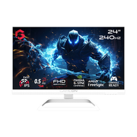 GAMEON GOA24FHD240IPS Artic Pro Series 24" FHD, 240Hz, MPRT 0.5ms, HDMI 2.1, Fast IPS Gaming Monitor (Supports PS5) - White