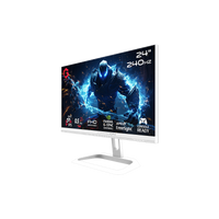 GAMEON GOA24FHD240IPS Artic Pro Series 24" FHD, 240Hz, MPRT 0.5ms, HDMI 2.1, Fast IPS Gaming Monitor (Supports PS5) - White