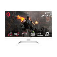 GAMEON GOA27FHD240IPS Artic Pro Series 27" FHD, 240Hz, MPRT 0.5ms, HDMI 2.1, Fast IPS Gaming Monitor (Supports PS5) - White