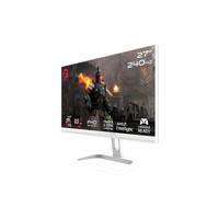 GAMEON GOA27FHD240IPS Artic Pro Series 27" FHD, 240Hz, MPRT 0.5ms, HDMI 2.1, Fast IPS Gaming Monitor (Supports PS5) - White