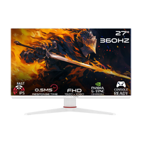 GAMEON GOA27FHD360IPS Artic Pro Series 27" FHD, 360Hz, MPRT 0.5ms, HDMI 2.1, Fast IPS Gaming Monitor (Supports PS5) - White