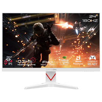 جيم أون, شاشة الألعاب فئة ماركسمان بحجم 24 بوصة. 180 هرتز, زمن الاستجابه 0.5, اتش دي ام اي 2.1 تدعم سوني 5 - أبيض