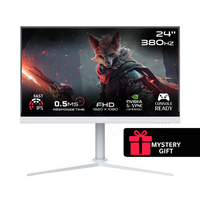 GAMEON GOAP24FHD380IPS Artic Pro Series 24" FHD, 360Hz, MPRT 0.5ms, HDMI 2.1, Fast IPS Gaming Monitor (Supports PS5) - White