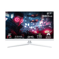 GAMEON 27" QHD 380Hz Monitor + 24" FHD 190Hz Monitor + Gaming Desk