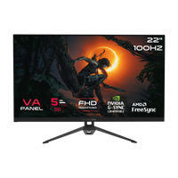 GAMEON GOB22FHD75VA Basic Series 22" FHD, 100Hz, 5ms, VA Panel Gaming Monitor - Black