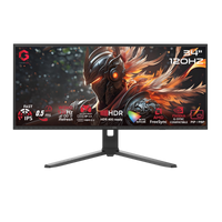 GAMEON GOC34WQHD120IPS Spectra Pro Series 34" WQHD, 120Hz, MPRT 0.5ms, HDMI 2.1, Fast IPS Gaming Monitor (Supports PS5) - Black
