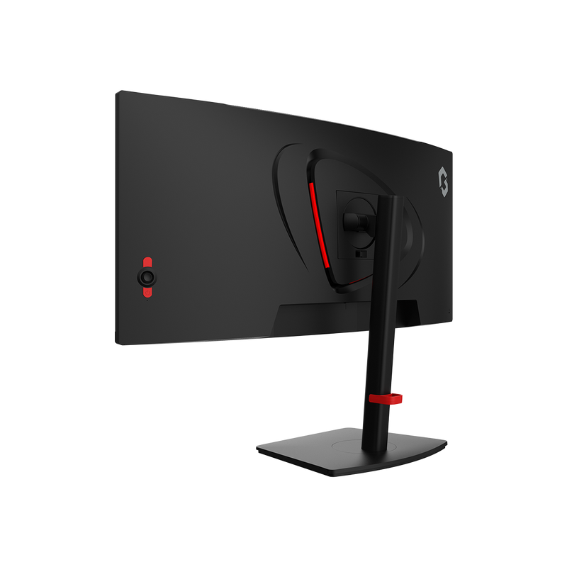GAMEON GOC34WQHD120VA Spectra Pro Series 34" WQHD, 120Hz, MPRT 0.5ms, HDMI 2.1, Fast VA Panel Curved Gaming Monitor 1500R 21:9 (Supports PS5) - Black